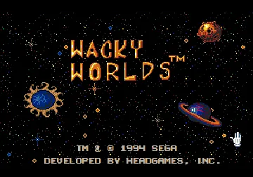 Wacky Worlds Creativity Studio (USA) screen shot title